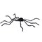Edge Collections - Multicolor - Halloween Spider Decoration Light-up With Bendable Legs - 1 Piece